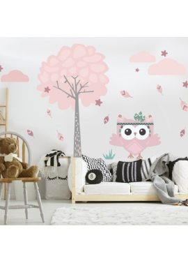 IK7031 sienų lipdukas Pelėdžiukas