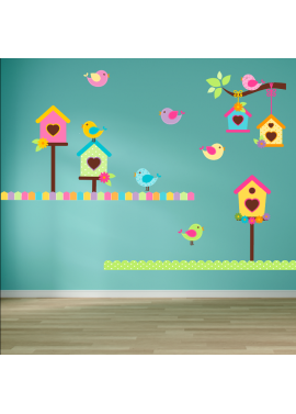 NJ3248 sienų lipdukas Pavasaris